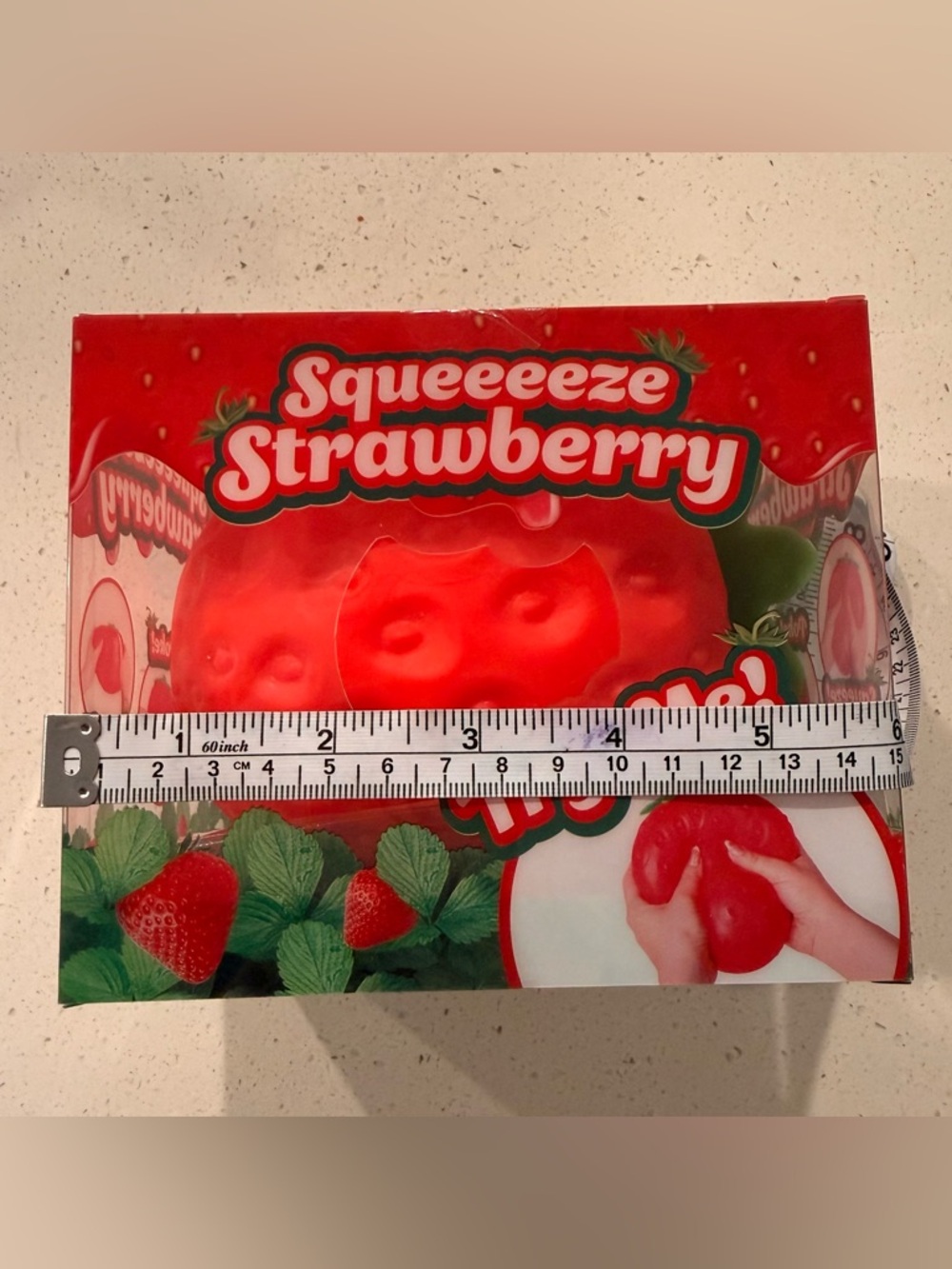 Soft Squishy Strawberry 🍓 - Red - Picture 4 of 4
